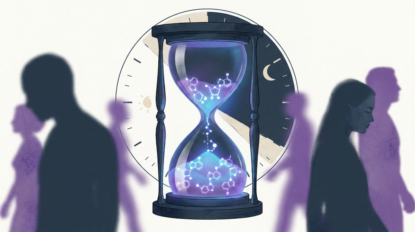 Illustration montrant l'impact physique et mental de la dette de sommeil accumulée